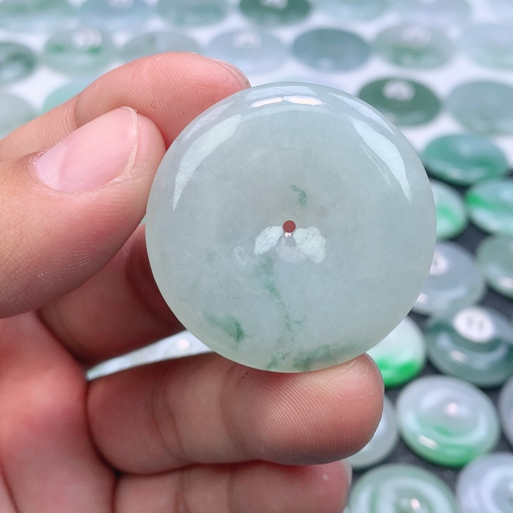 翡翠未镶嵌颈饰缅甸天然A货翡翠38-6.3