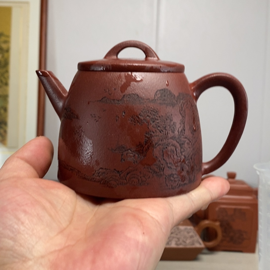 紫砂茶壶原矿泥料传统工艺制作