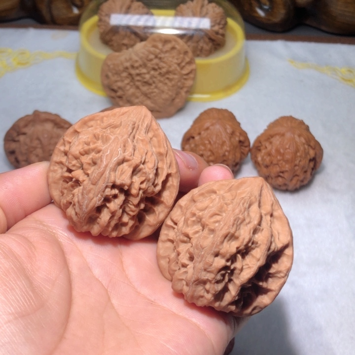 把件文玩核桃43.5火焰马蹄