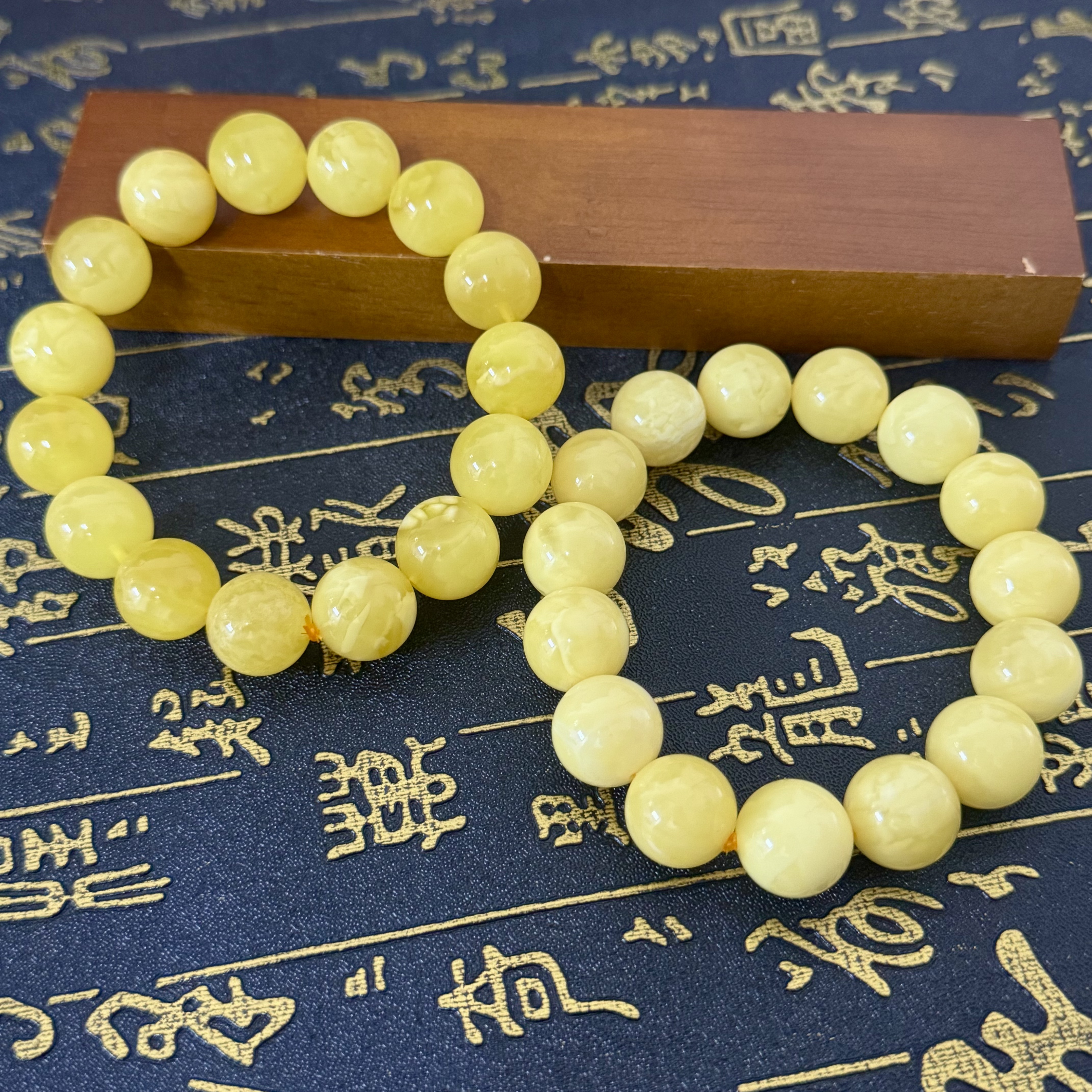 【景旺】【丽丽专属】14mm+蜜蜡妖花手串@多样性只发其中一件