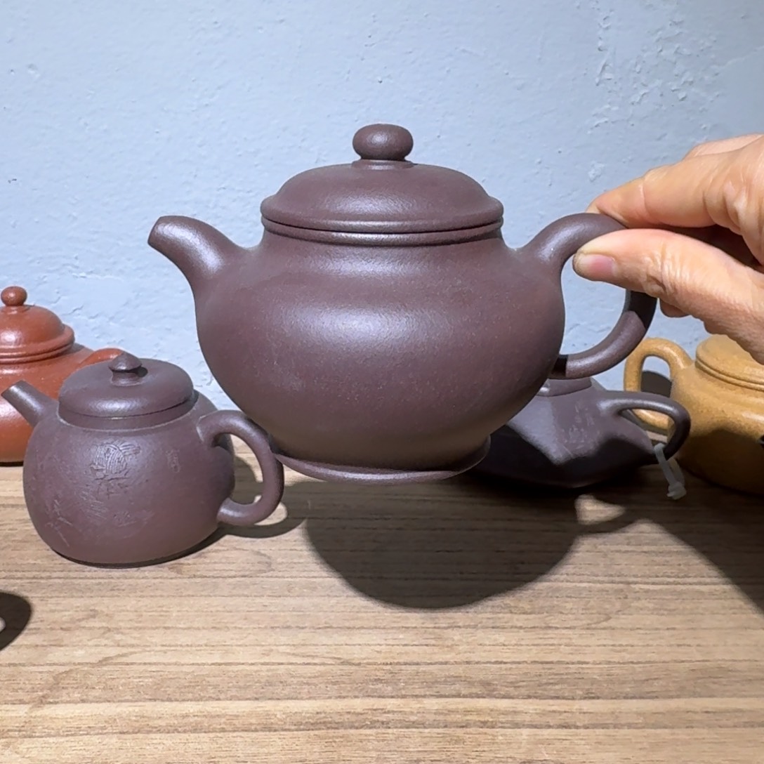 紫泥茶壶天青280毫升左右