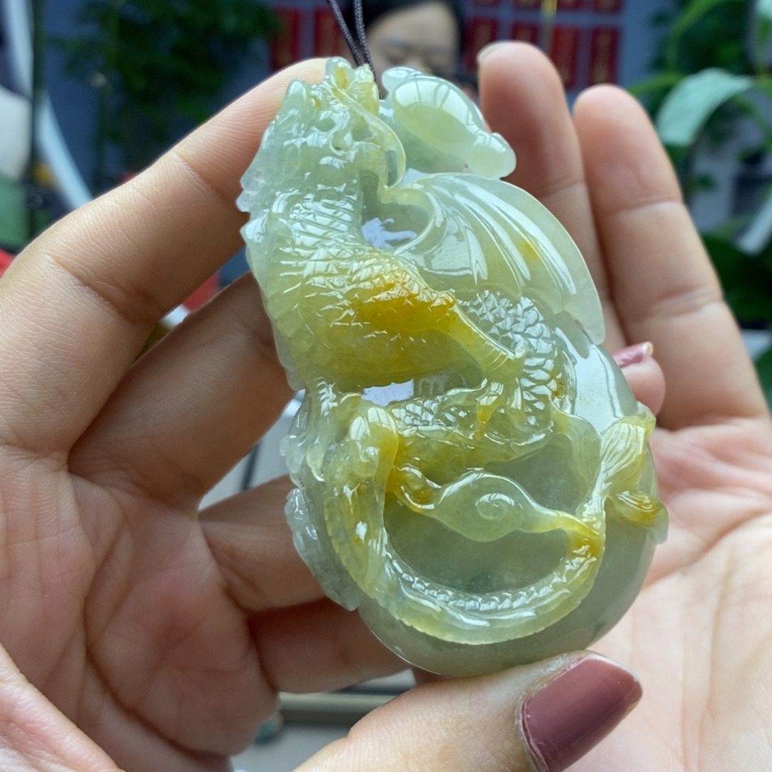 翡翠未镶嵌颈饰吊坠17