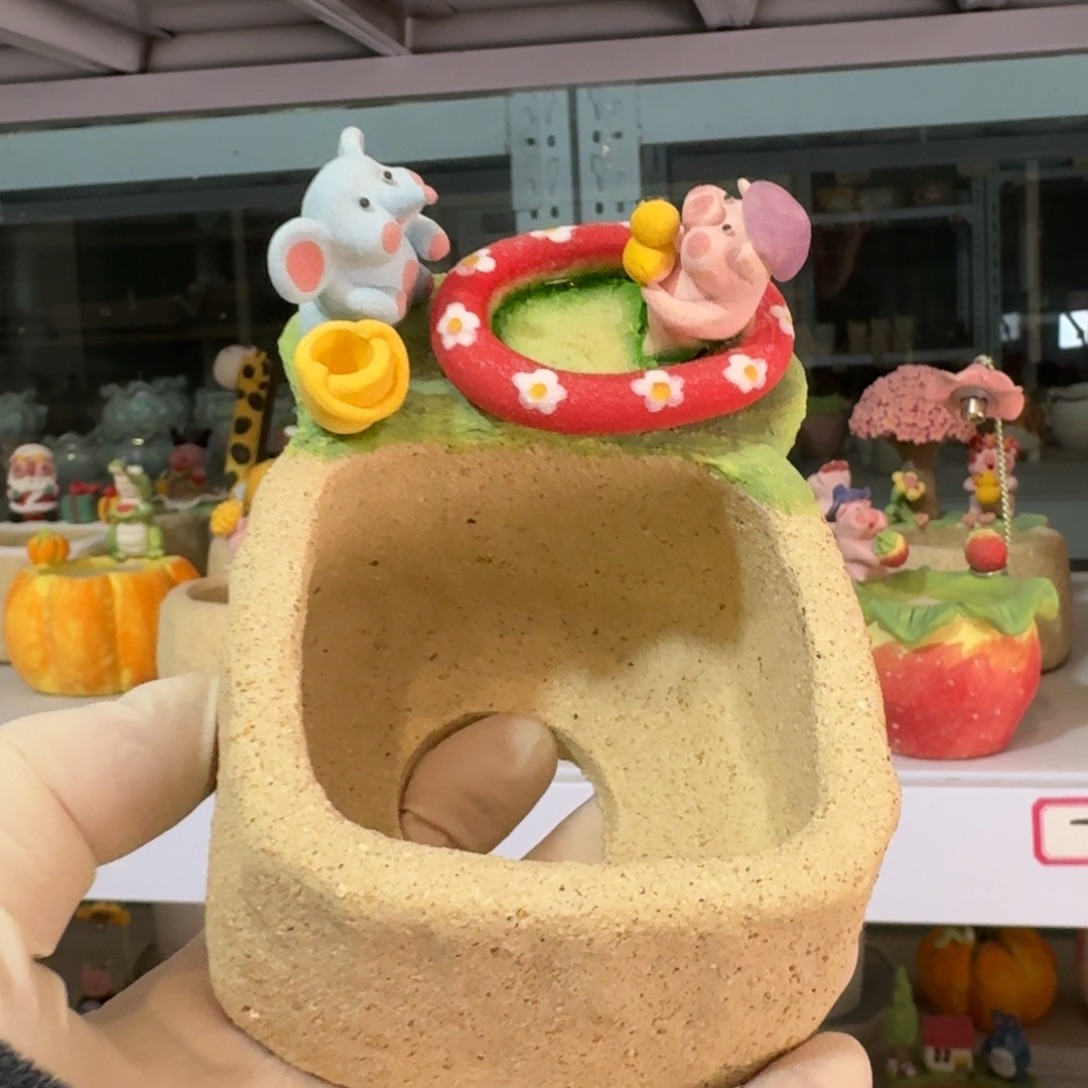 厂家直销手工花盆摆件