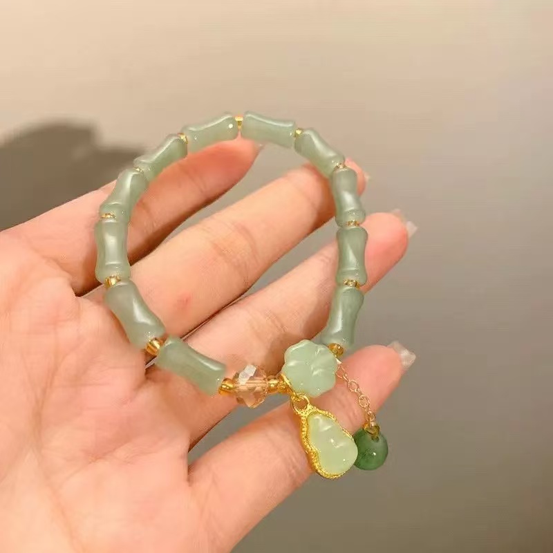 单圈竹节绿琉璃（无礼盒）607