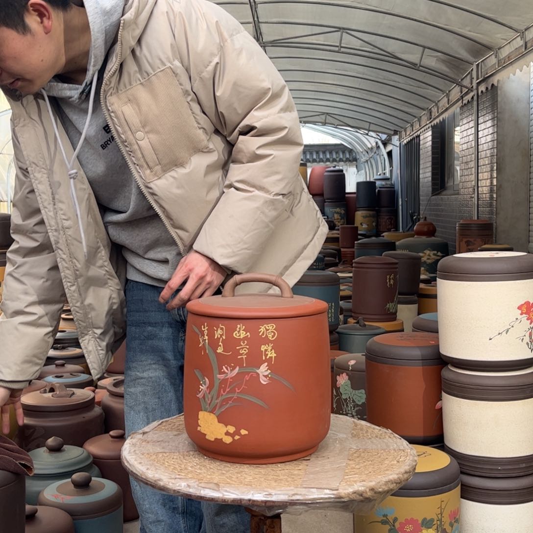 紫砂茶叶罐8 饼茶叶罐