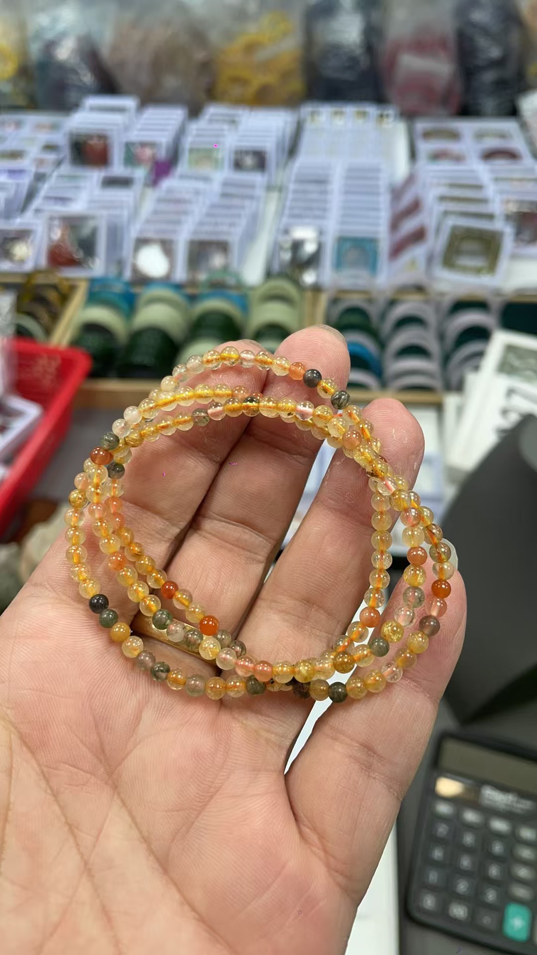 【喜汇甄选】A049水晶晶多圈手串