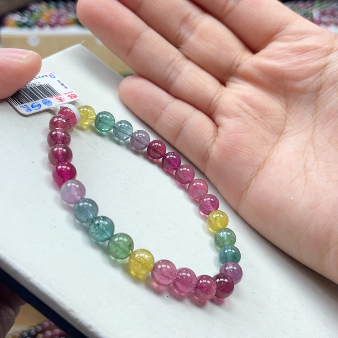 手串未镶嵌碧玺6.5mmmmmmmmmm