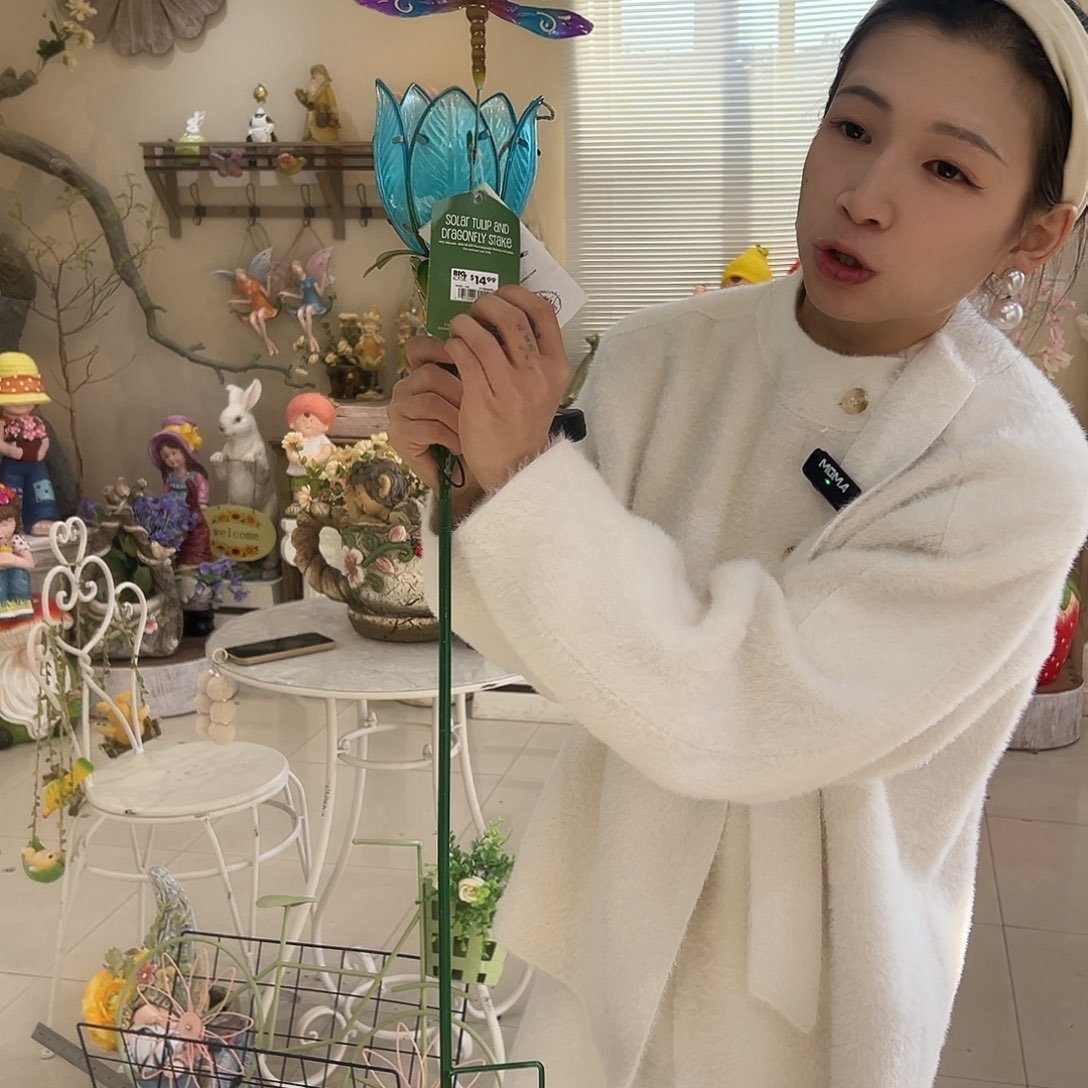 花园摆件红红火火