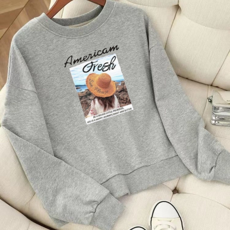 401-500 新款卫衣女装修身时尚百搭