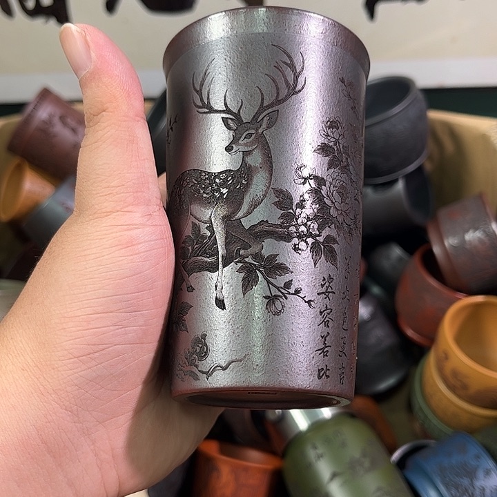 茶杯紫砂全手工紫砂主人杯