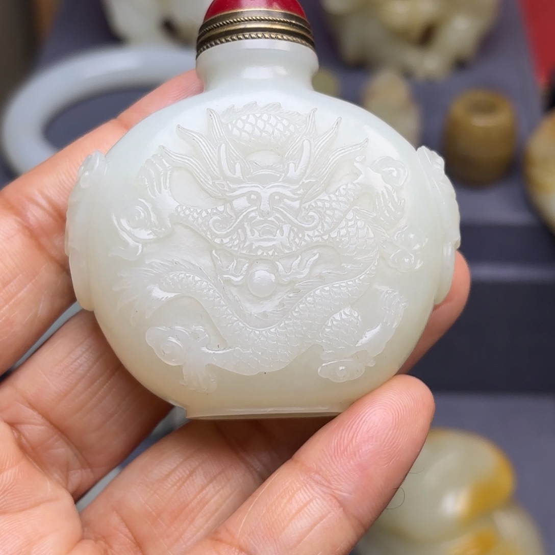 和田玉（糖玉）挂件未镶嵌碩**儒