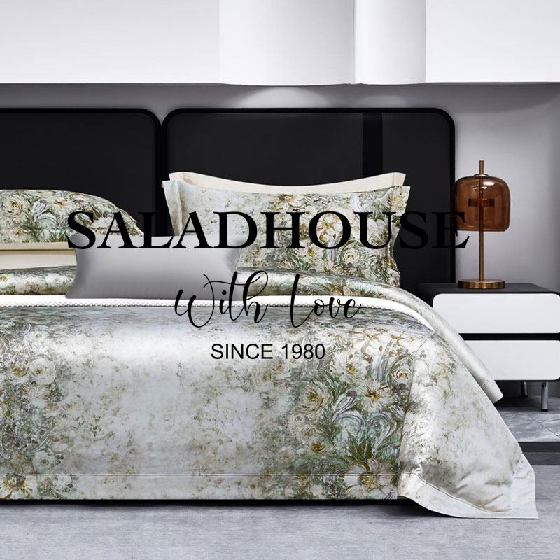 色拉房子【意】1000根进口埃及长绒棉高奢全棉四件套-珍妮特