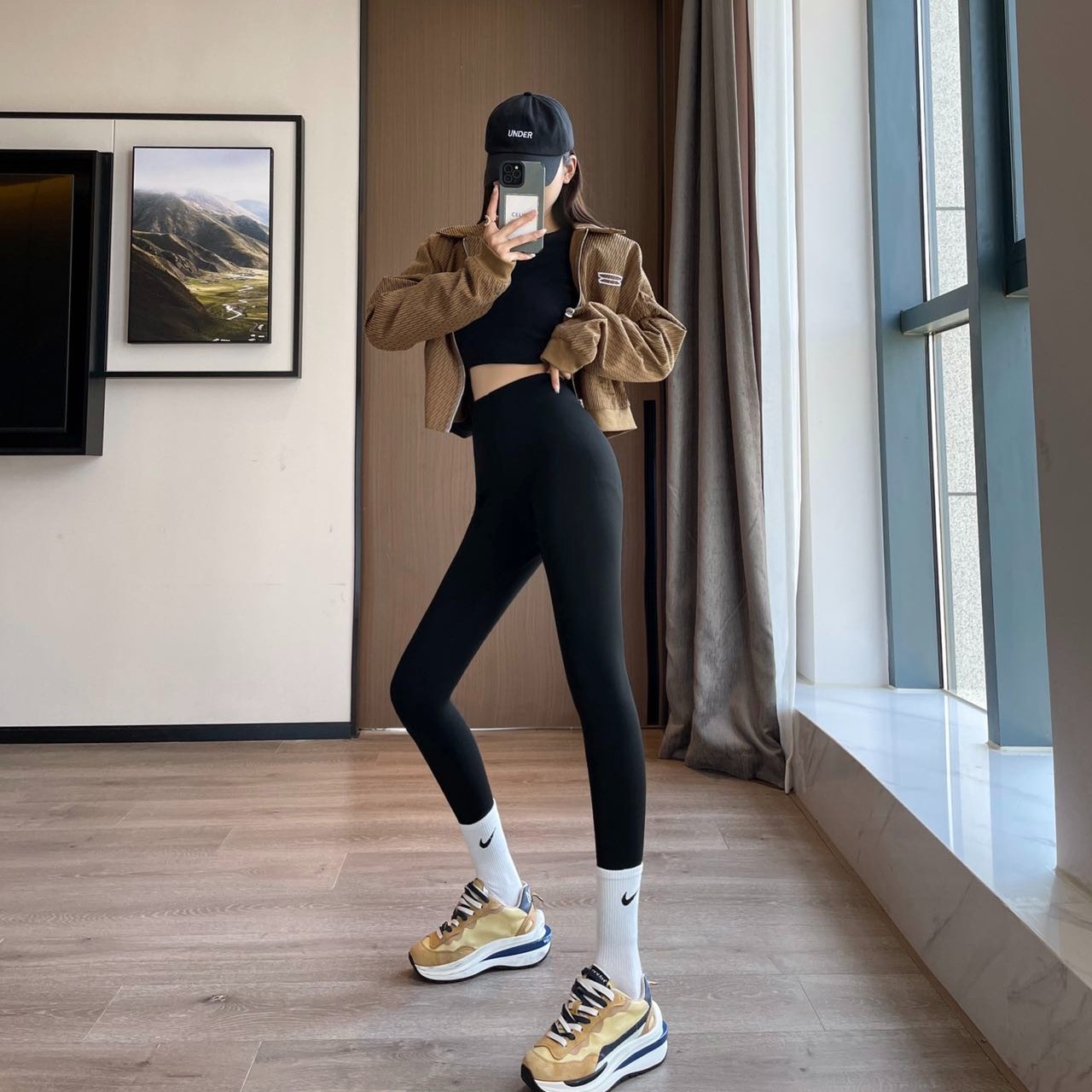 女士时尚运动百搭舒适高腰外穿芭比裤 合集 G 101-126