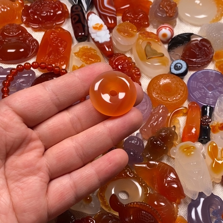 玛瑙/玉髓未镶嵌颈饰