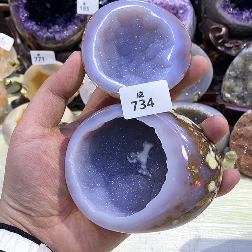 【闪购商品】玛瑙/玉髓天然玛瑙摆件未镶嵌