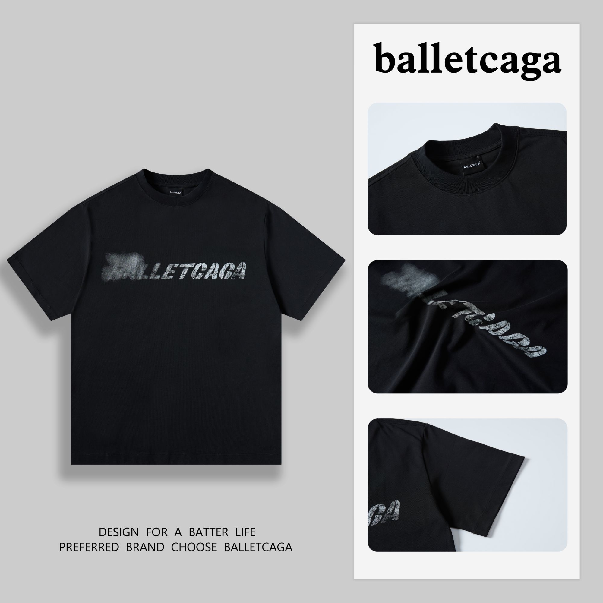 2025男女同款短袖美式圆领潮牌重磅水洗宽松短袖t恤美式短袖t恤男