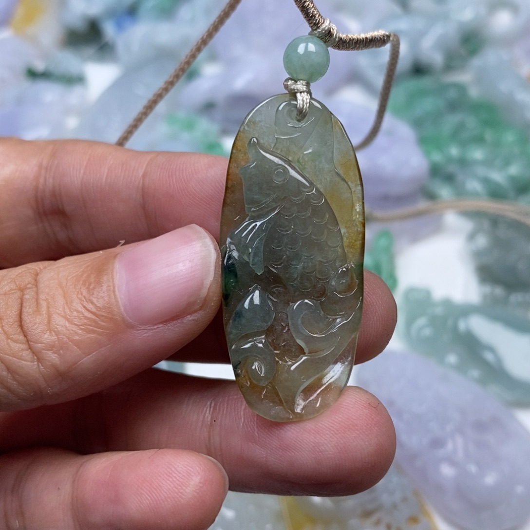 颈饰未镶嵌翡翠翡翠