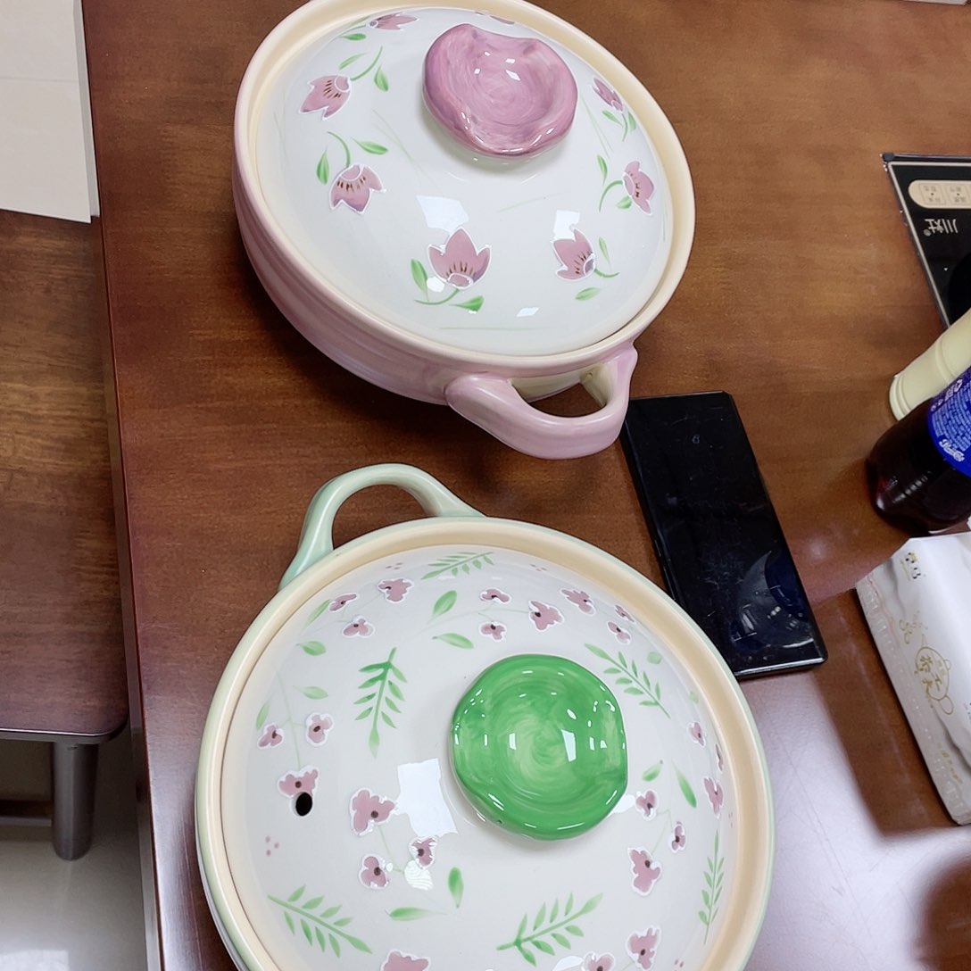 瓷片微瑕陶瓷餐具家用 一个2.5升