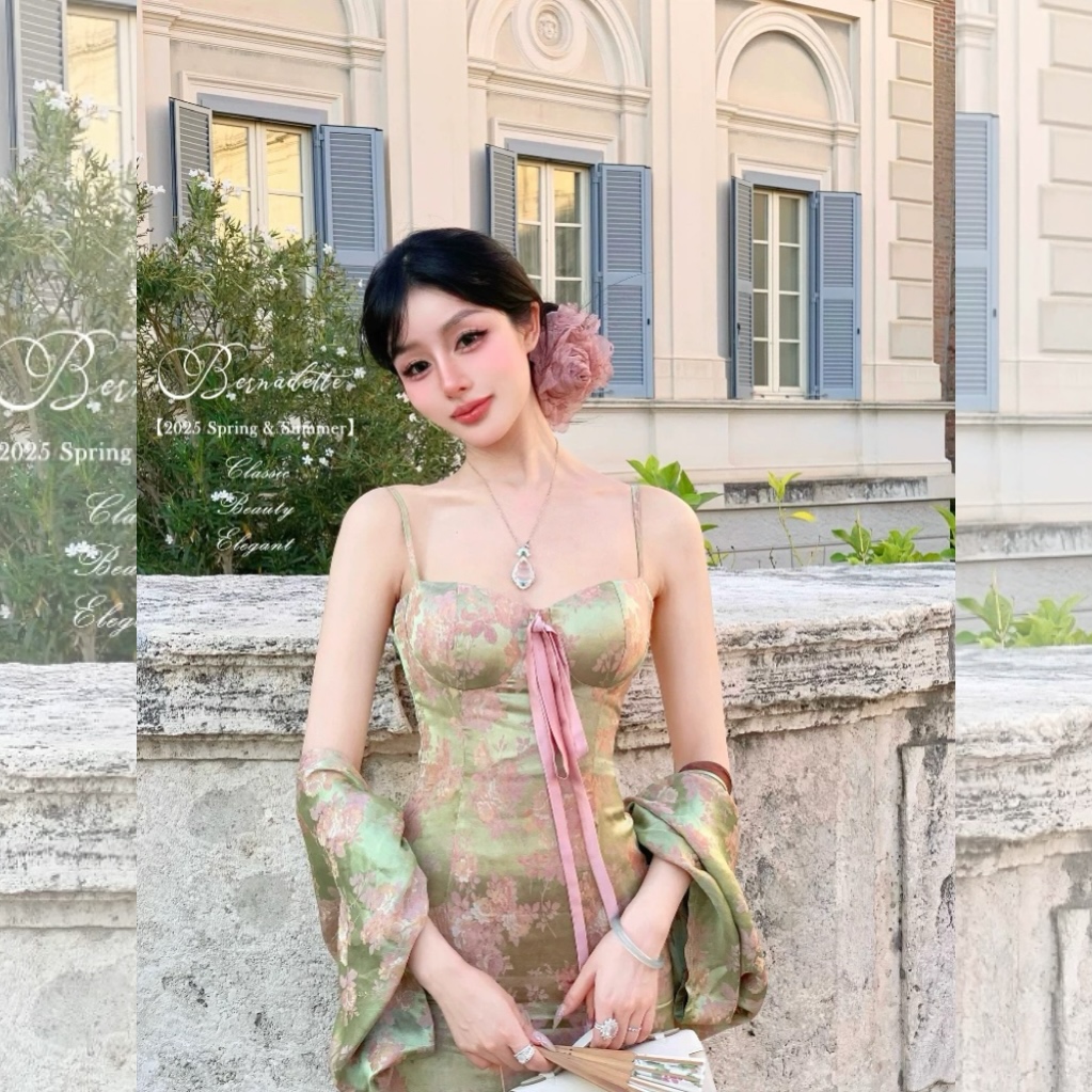 千子小姐【绿釉】自带胸垫*东方美学新中式外衫