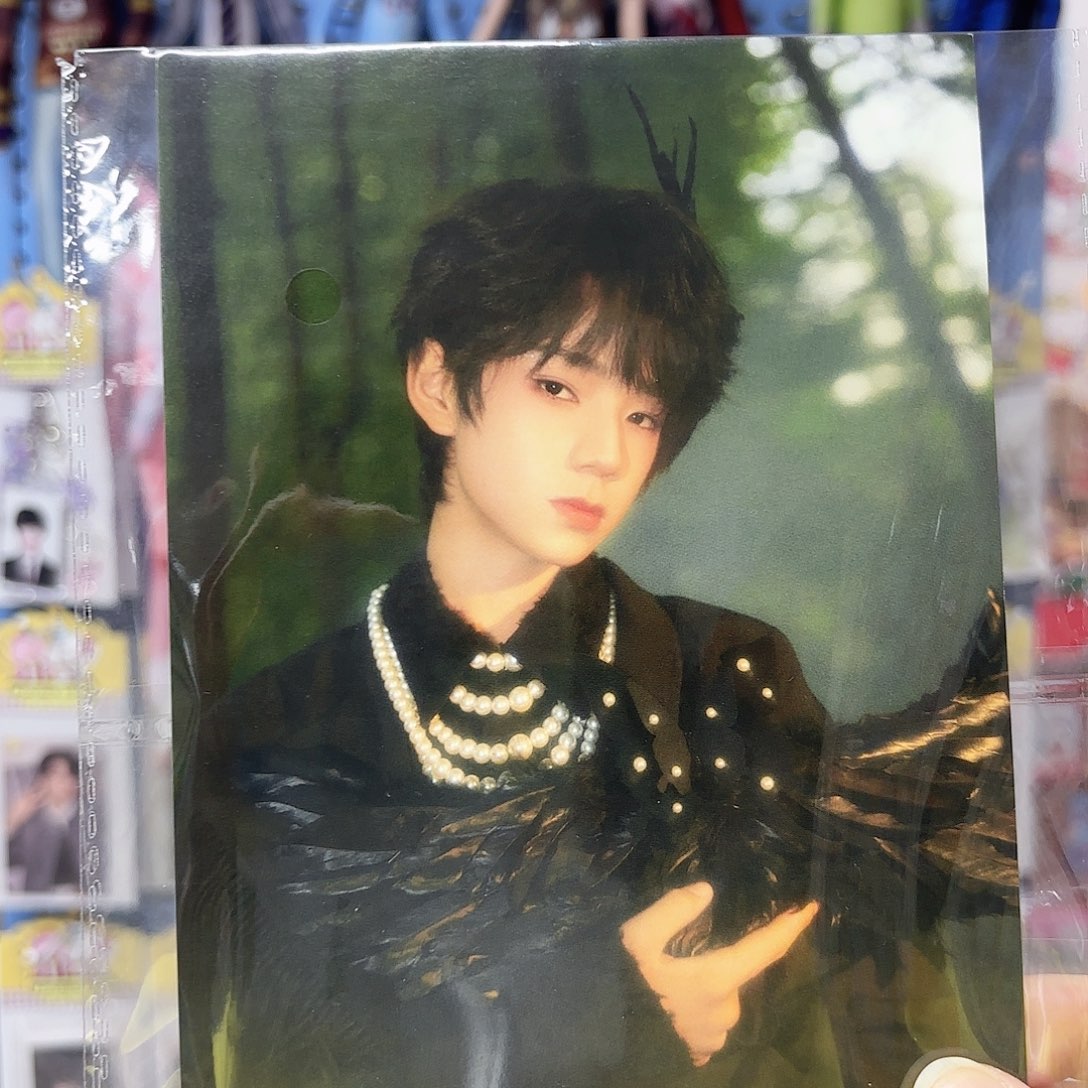 噜噜黑衣明信片包邮