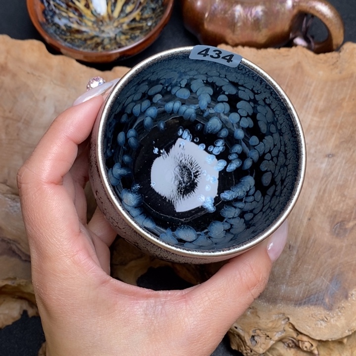 茶盏建窑建盏主人杯434微瑕