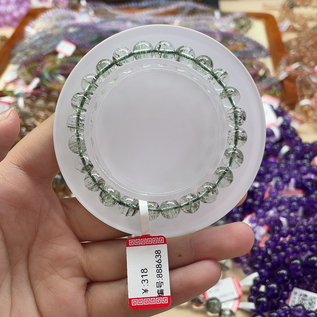 水晶手链未镶嵌绿幽灵