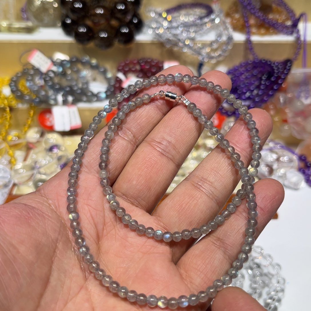 非金属4m灰月光小米链