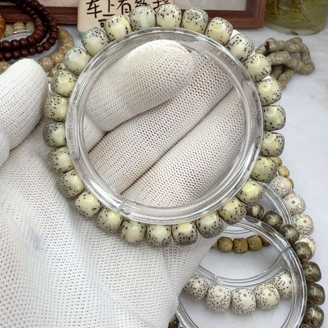 手串星月菩提98河豚灰绿背  269
