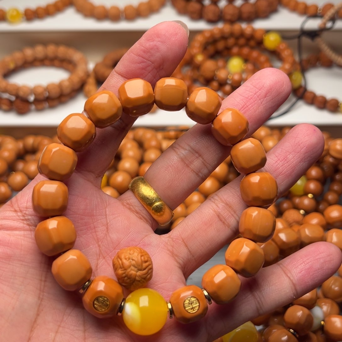 我***.猴头核桃手串六方