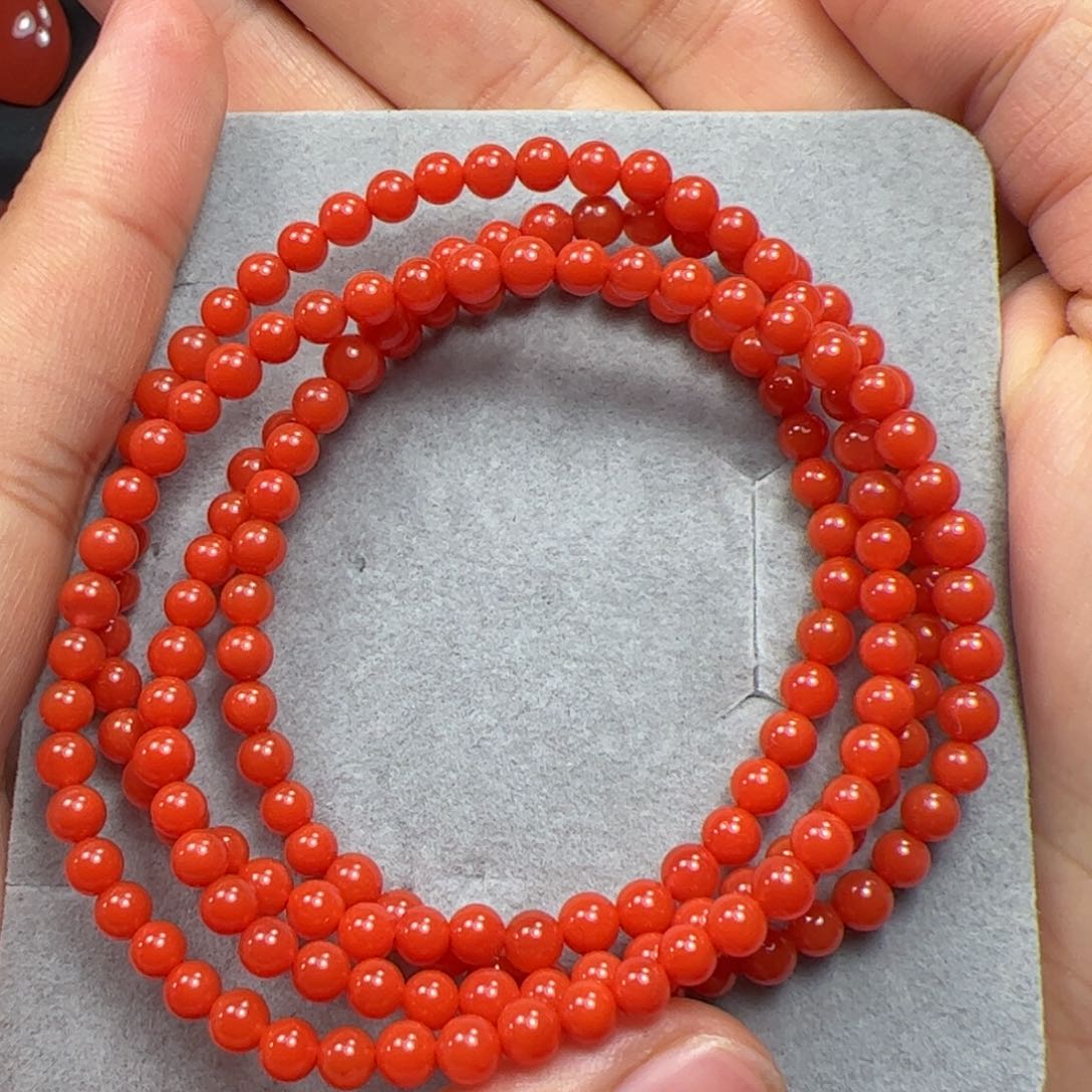 南红玛瑙手串未镶嵌
