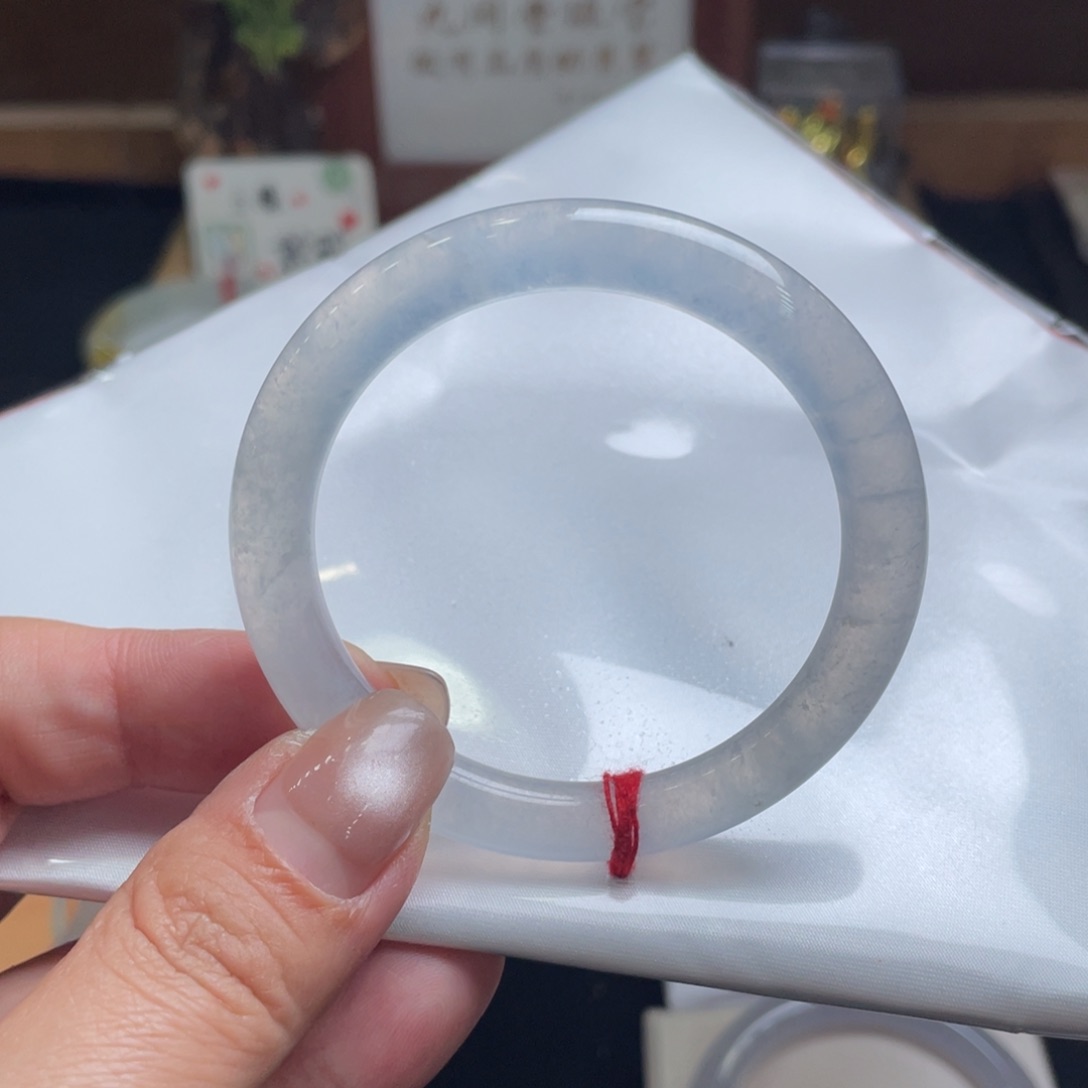 翡翠未镶嵌手镯翡翠50.8圆条