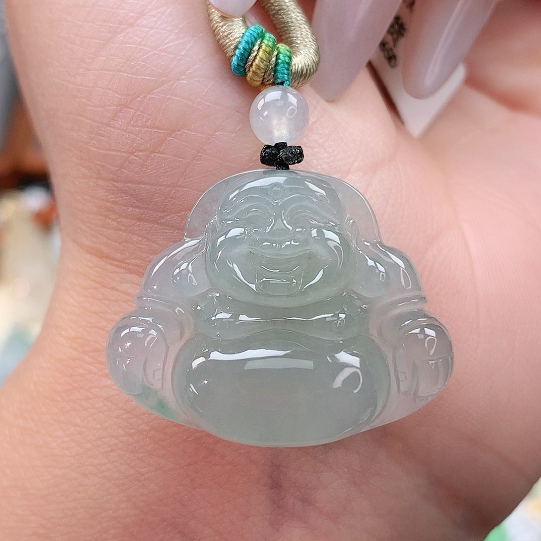 颈饰未镶嵌翡翠佛公