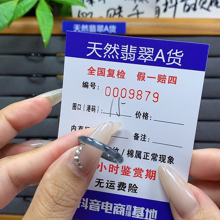 翡翠戒圈未镶嵌    9879