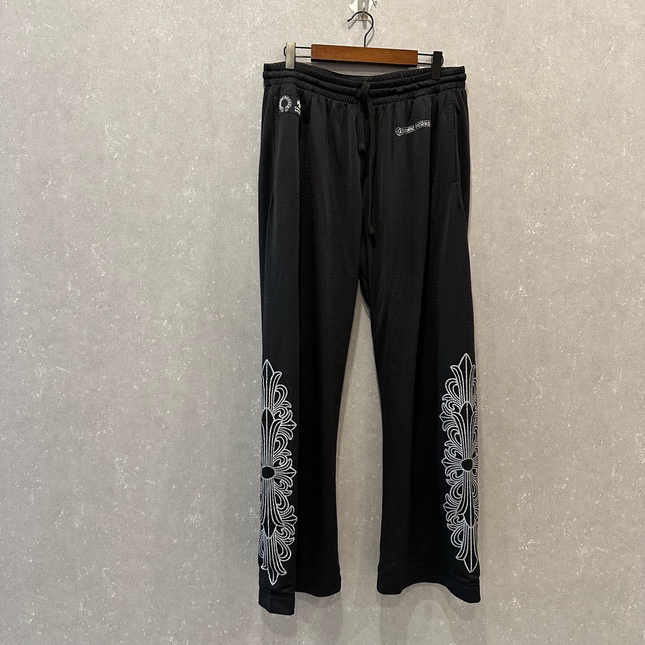 99新 Chrome Hearts/克罗心 FW23字母印花直筒休闲裤L码/002986