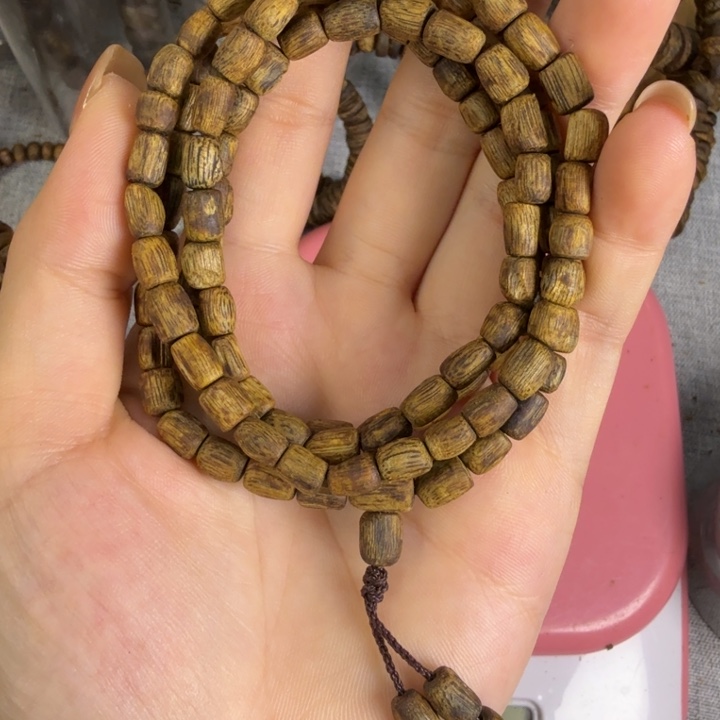 沉香碎屑沉香莺歌绿奇楠05随形多圈