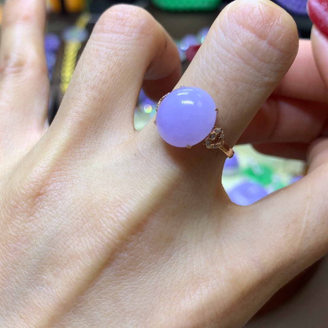 【闪购商品】翡翠颈饰18K金镶嵌翡翠