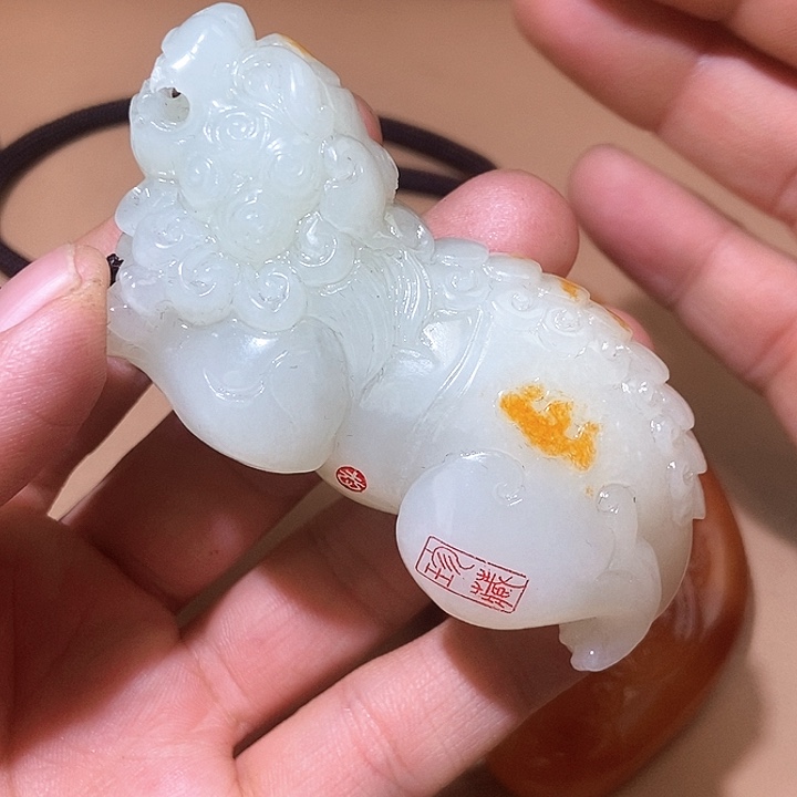 和田玉未镶嵌颈饰HX