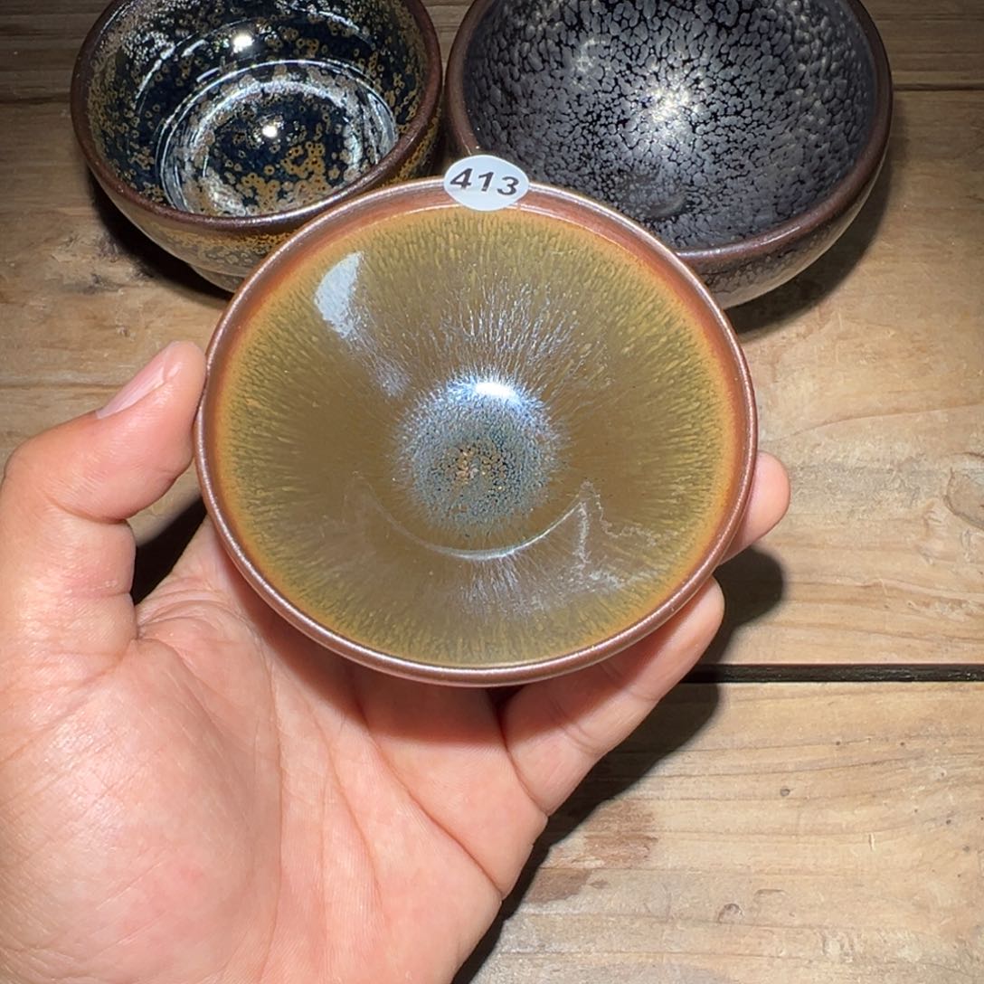 茶盏老表精选柴烧413