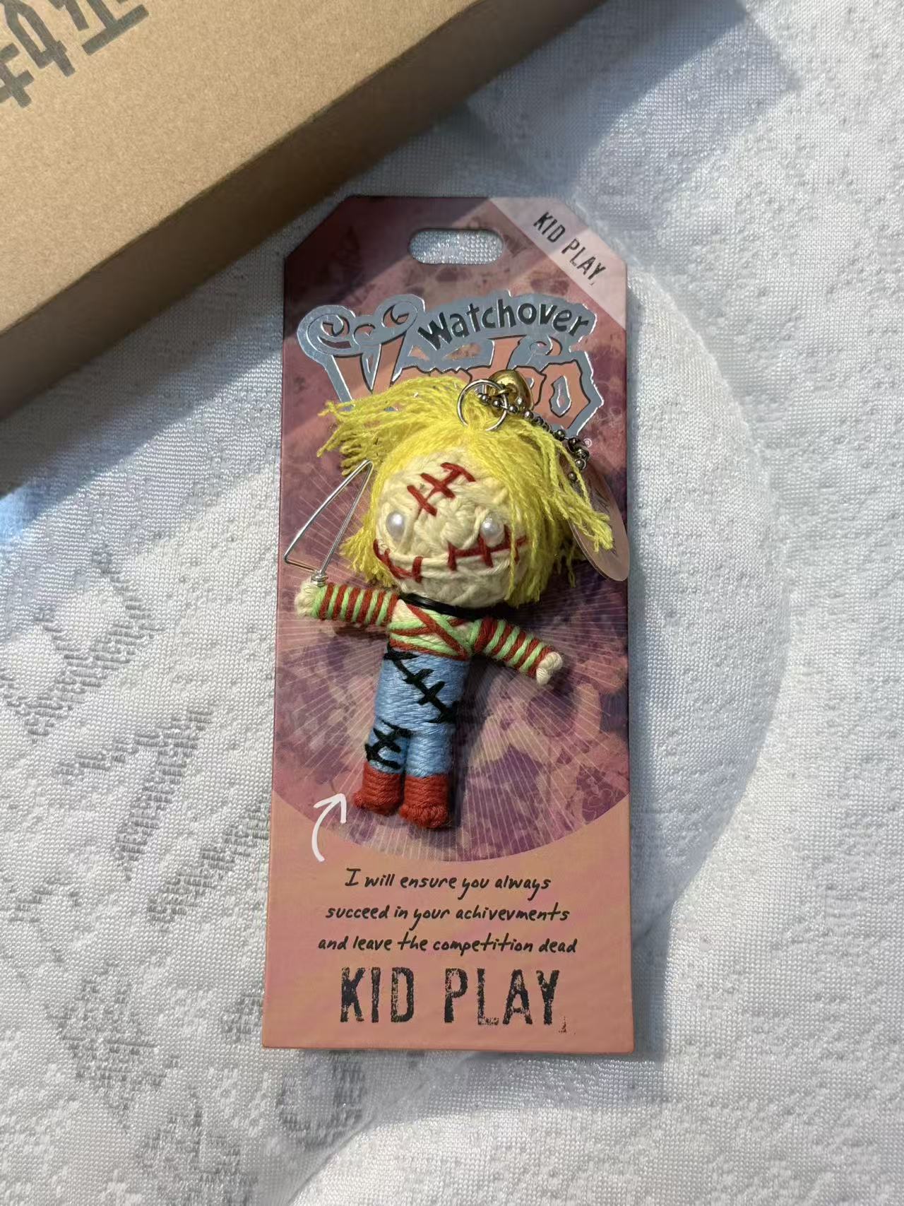 潮玩手工DIY木乃伊娃娃公仔挂件缠线玩偶挂件（带故事卡）-恰奇