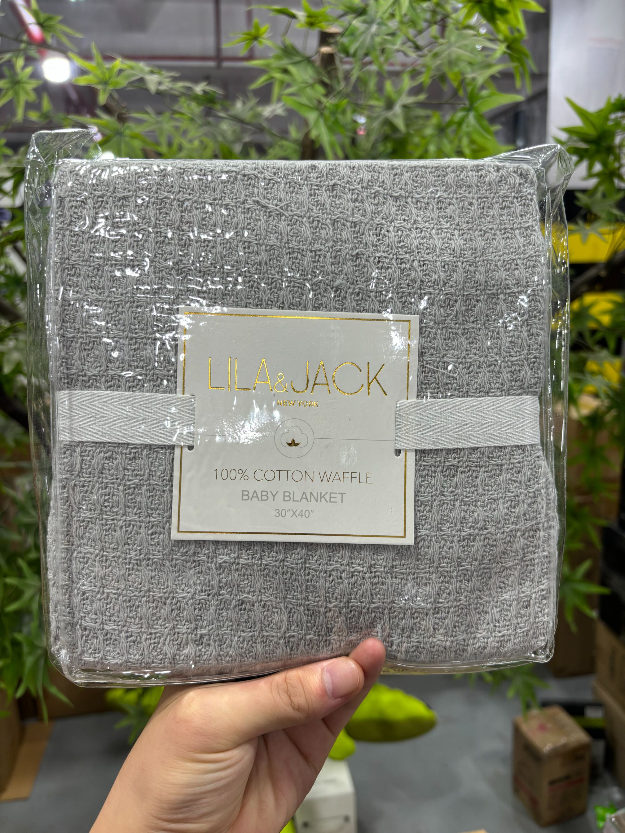定制款！宝宝纯棉毯子(颜色混发）