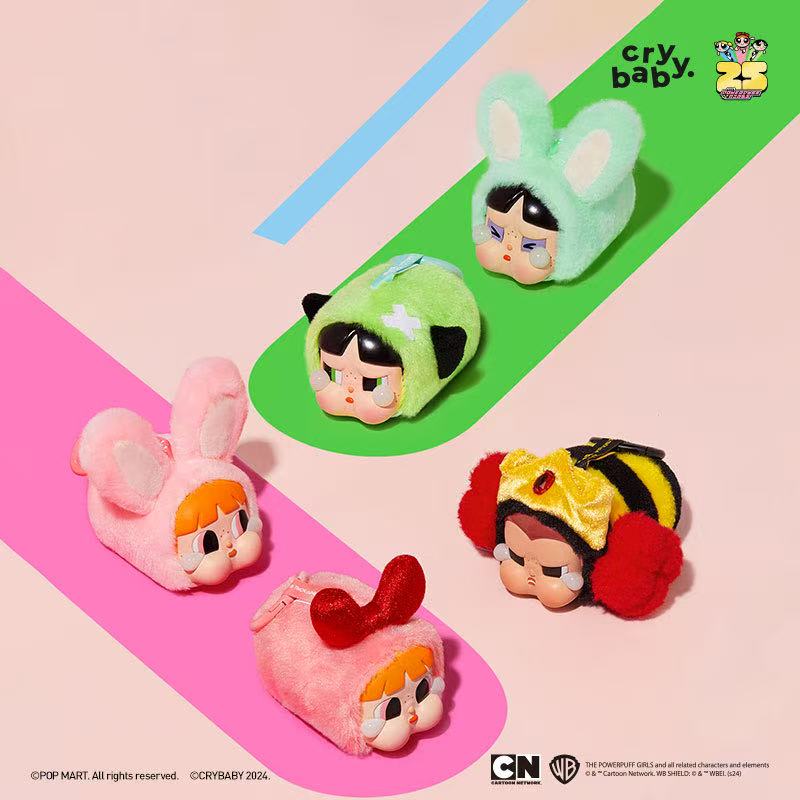 【开播福利】CRYBABY飞天小女警系列搪胶脸毛绒盲盒