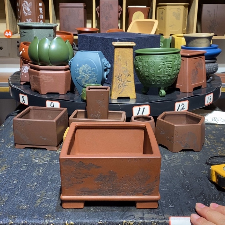 紫砂花盆包**金紫砂文化