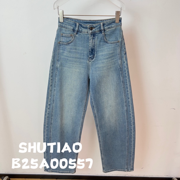 【SHUTIAO】2024秋冬：新款小众设计款牛仔裤B25A00557
