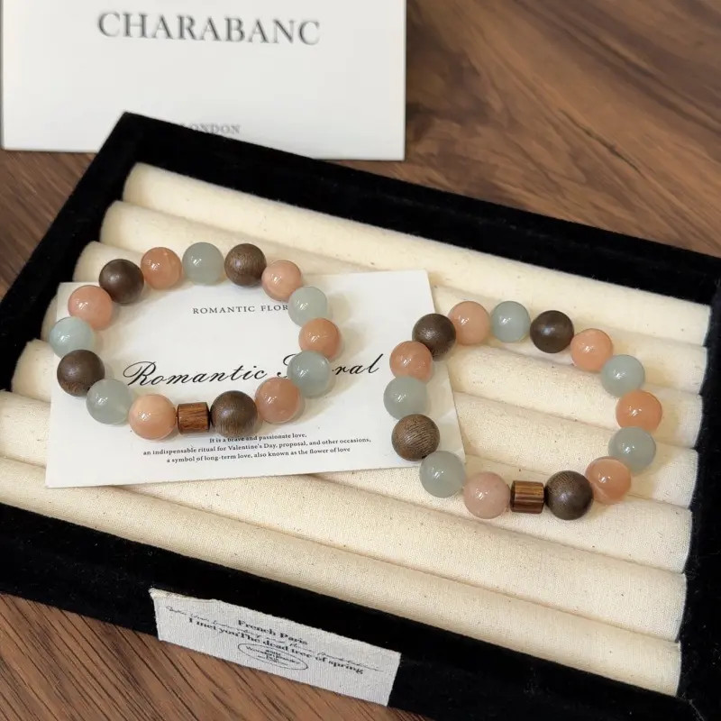 X2457奶茶月光银灰月光手链高端轻奢手串多样性发一