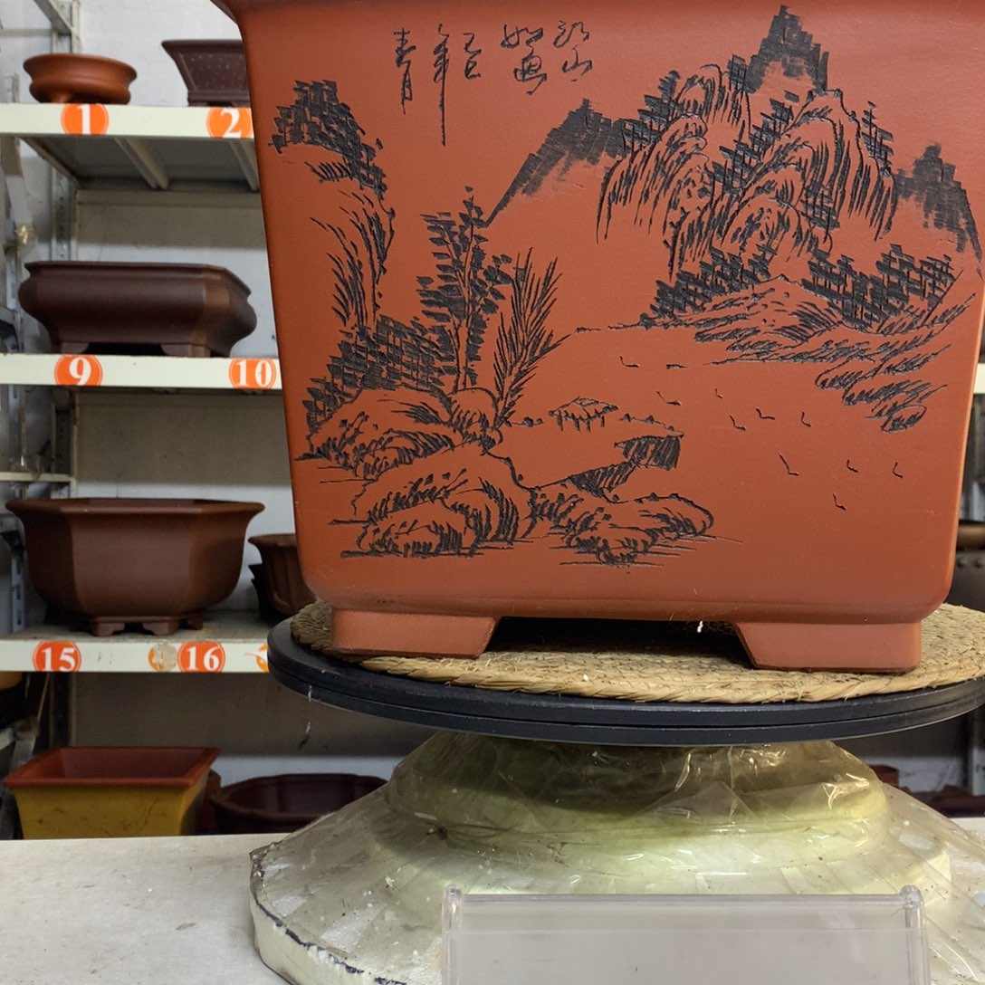 花盆紫砂精品紫砂花盆包邮
