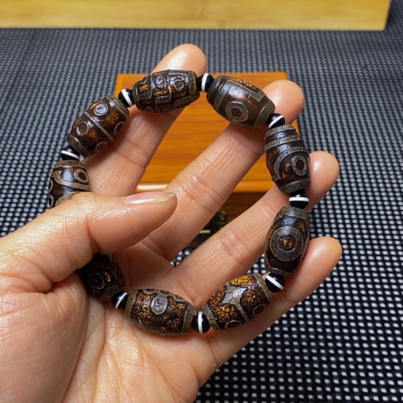 【闪购商品】玛瑙/玉髓手链未镶嵌浪****学