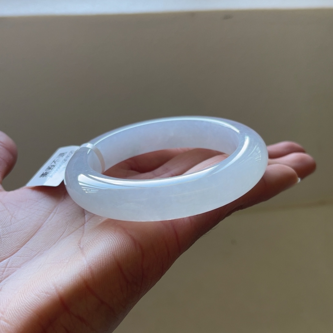 翡翠未镶嵌手镯52.5圈三天鉴赏期