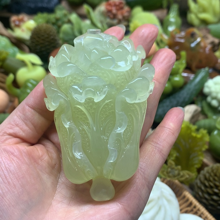 蛇纹石玉手把未镶嵌