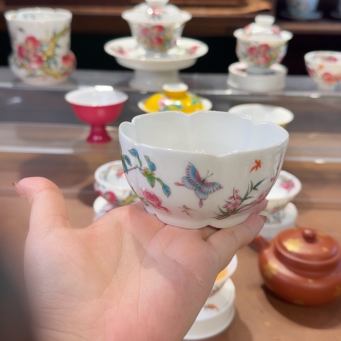 珐琅彩主人杯茶具茶具茶具