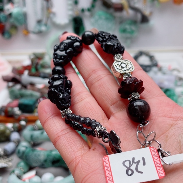 翡翠未镶嵌手链手链